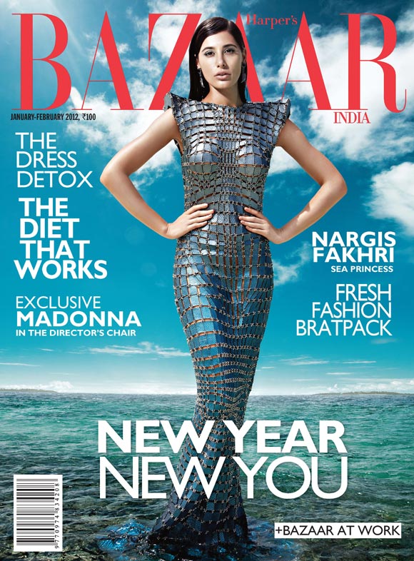 Nargis on Bazaar cover